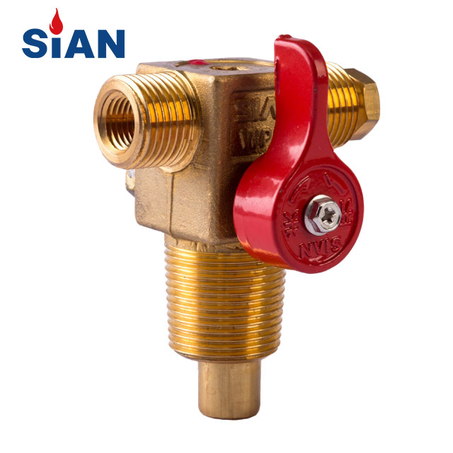 Válvula de cilindro de GNC de latón confiable de la marca SiAN de la fábrica de China Ningbo FUHUA QF-T1X